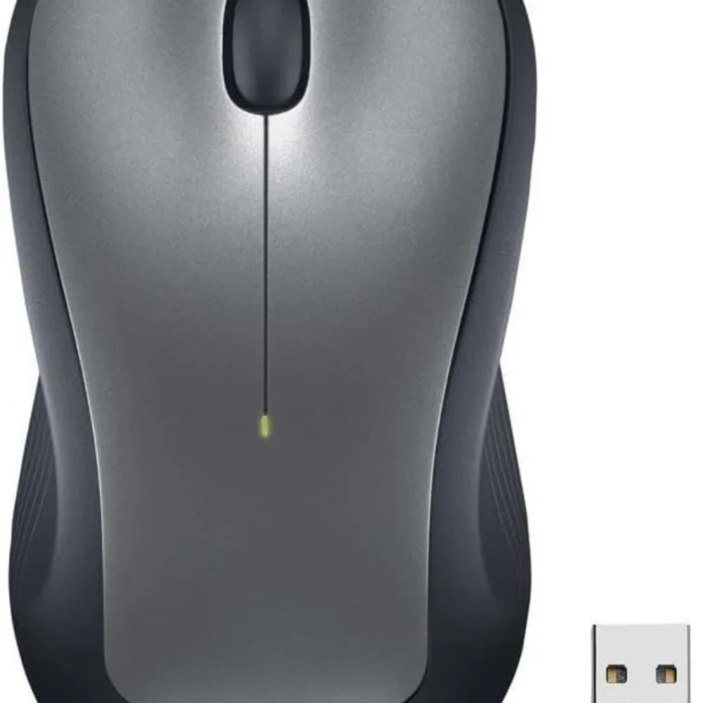 Logitech Wireless Mouse in Sleek Black and Silver